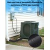 3 Layers HVAC Copper Pipe Insulation Cover, 78.7x11.8 inch 600D