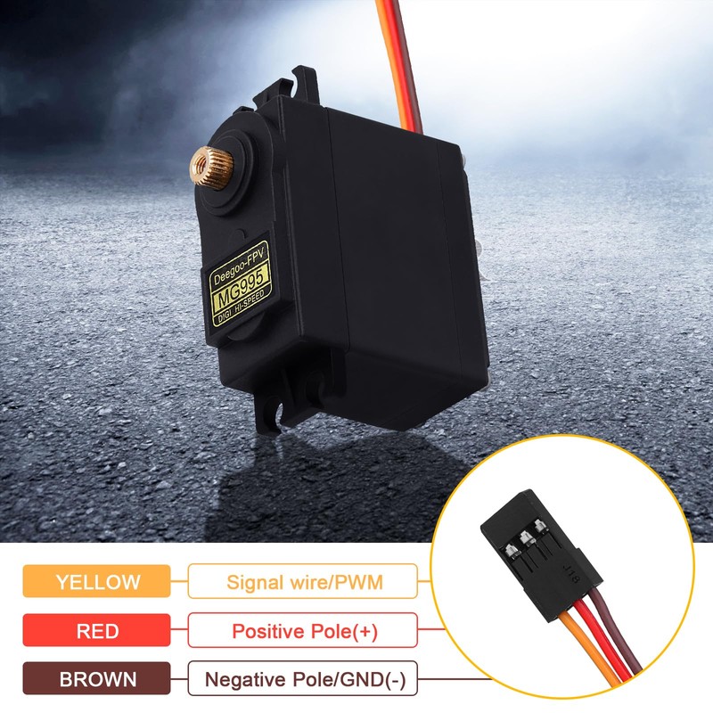 6PCS MG995 55g Servo RC Servos Digital High Speed Torque