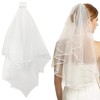 VLYX Hen Party Veil, Hen Party Accessories, White Veil Hen