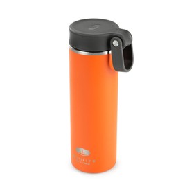 GSI Outdoors Microlite 720 Twist | Insulated, Stainless Steel Vacuum Bottle for Travel, Camping, Backpacking, Hiking and Commuting - Orangeade - 720mL