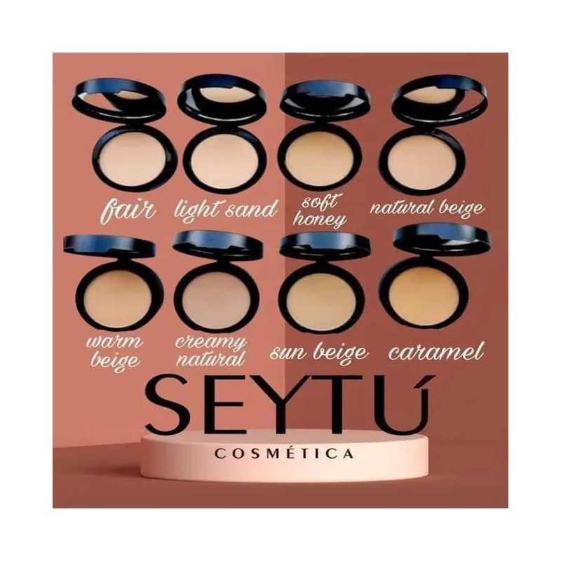 Maquillaje Compacto 2 En 1 Seytú Soft Honey