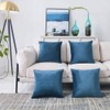 SWISSPACK 18"X18"inch 4 pcs Velvet Soft Decorative Square Throw Pillow