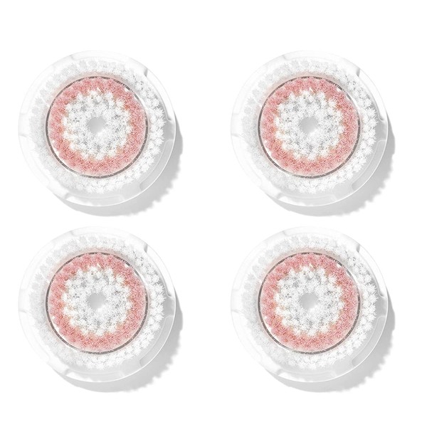 Clarisonic Brush Head Replacement | Radiance Facial Cleansing | Compatible with Mia 1, Mia 2, Mia Fit, Alpha Fit, Alpha Fit, Verified by Transparency,4 Count