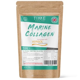 Time Health VERISOL? Marine Collagen Peptides Powder - 300g - Type I - High in Protein - Clinically Studied - for Skin, Hair, Nails, Joints, Bones - Hydrolyzed