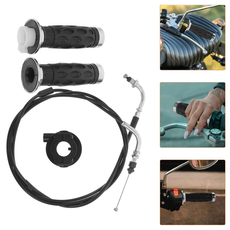 Alipis 1 Set Throttle Cable Grips for ATV Motorcycle Mini