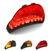 QUASCO Led Brake Tail Light Smoked Taillights with Turn Signal