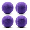 ZHUOKECE 4 pelotas de tenis precortadas para patas de muebles,