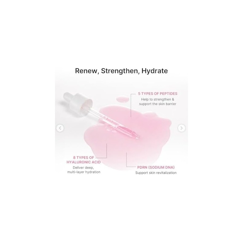 Medicube Suero de Péptidos Rosa Ultra Ligero con PDRN, Niacinamida