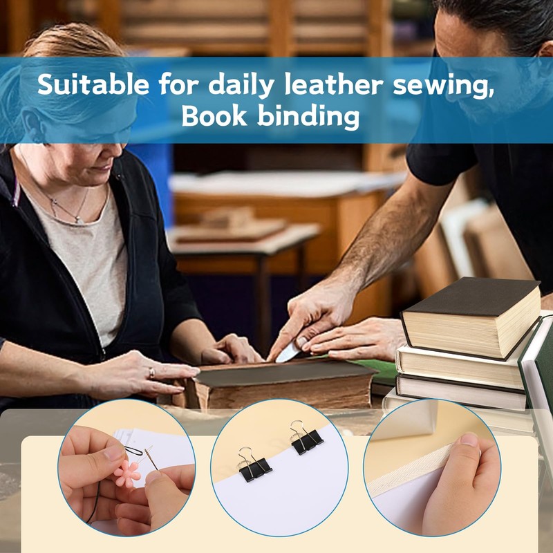 Axmru 49 Pcs Bookbinding Kits for Beginners Bookbinding Tools Book