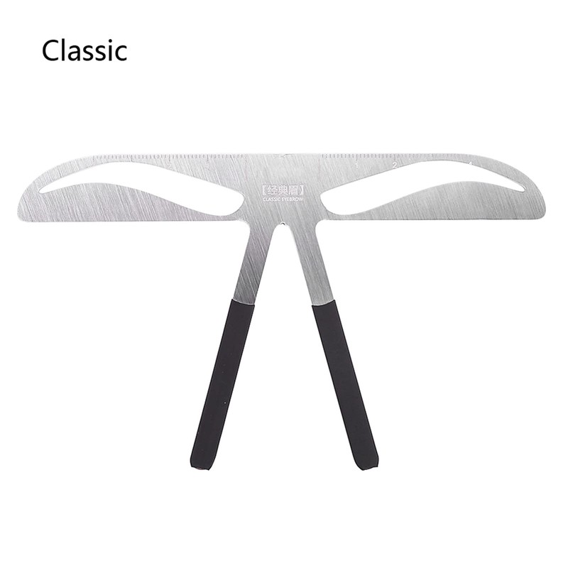 1 Piece Eyebrow Ruler, Professional Eyebrow Measure Balance Extension Ruler,