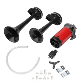 12V Car Motorcycle Dual Trumpet Air Horn Speaker 120dB Loud Sound for 12V Car Models