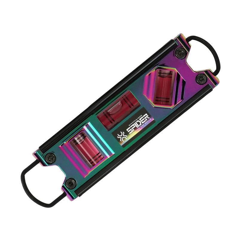 SK11 SPIDER Kite Level Rainbow Bubble Red SED-TBP-RP