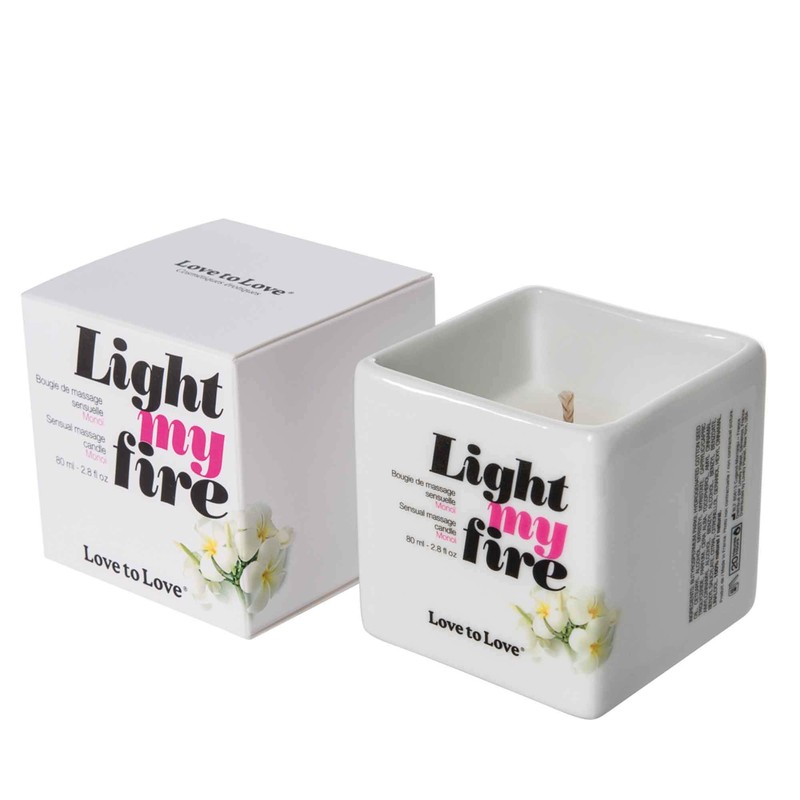 LOVE TO LOVE Light My Fire, Massagekerze, Mit Sheabutter und
