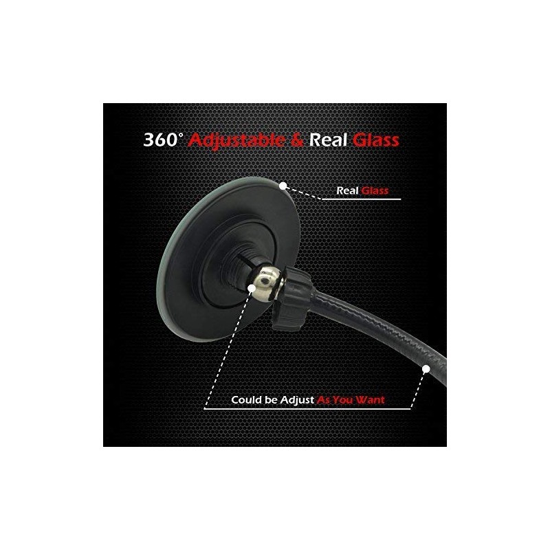 Ampper Clip On Security Mirror, Convex Cubicle Mirror for Personal