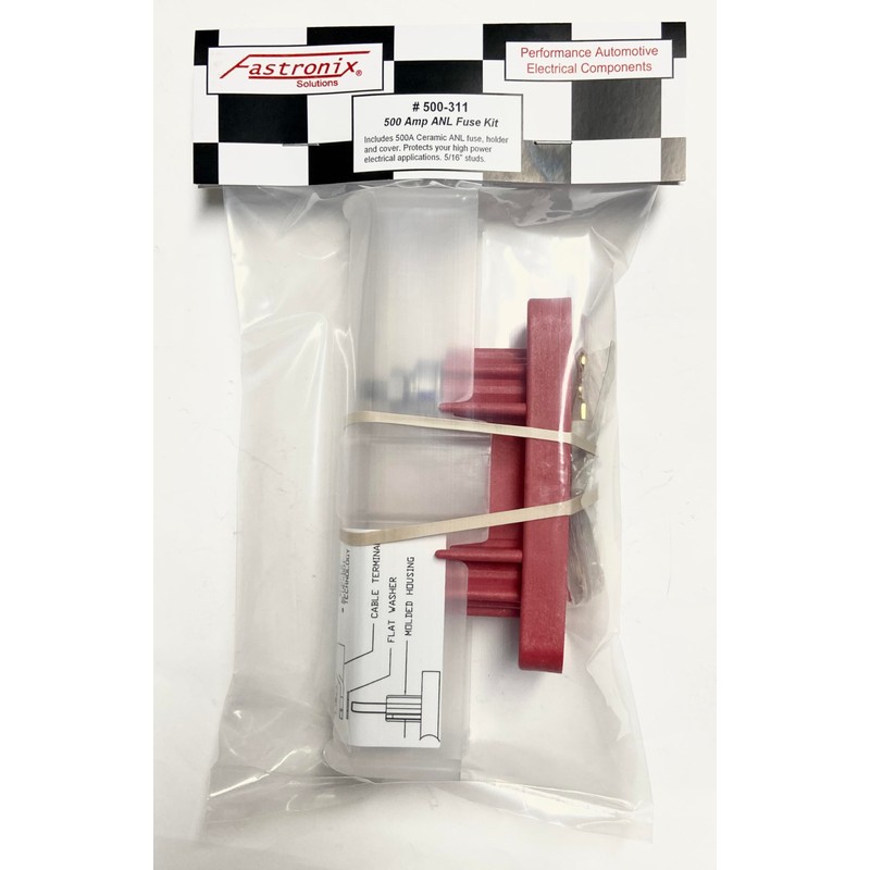 Fastronix 500 Amp ANL Fuse Holder Kit with Ceramic Fuse