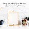 Y5578 Gold Metal Rotating Photo Frame Double Sided Rotating Floating