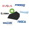 Blank Cards, Black, Matt, Food-Safe, Pack of 1, Plastic Cards,