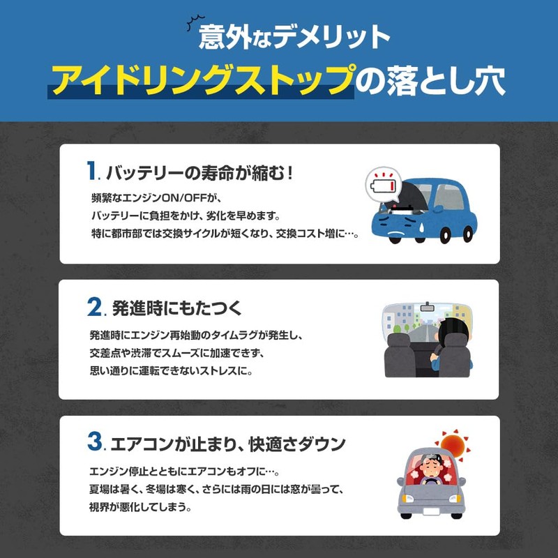 Bull Parts Idling Stop Canceller for Daihatsu Subaru New Move