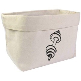 Azeeda Large 'Dumbbell' Canvas Organiser/Storage Bag (OR00002548)