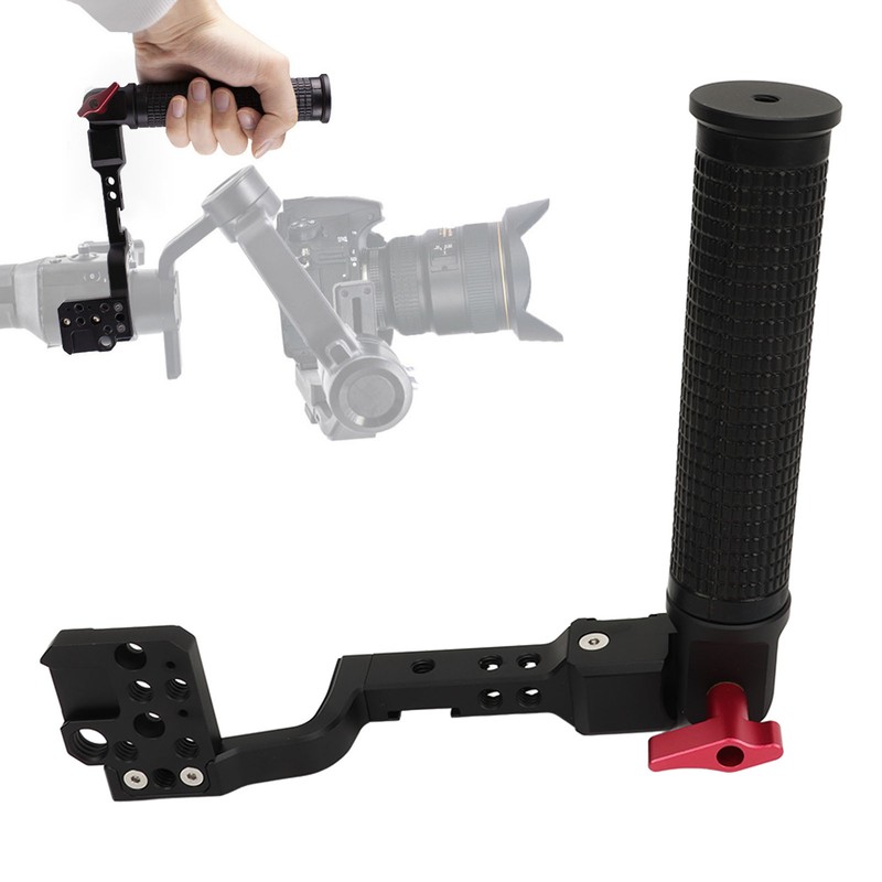 Camera Stabilizer Handlegrip Adjustable 180 Degrees Angle Aluminium Alloy Anti
