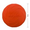 Dog Frisbee Rubber Pet Puppy Safe Exercise Fetch Outdoor Training