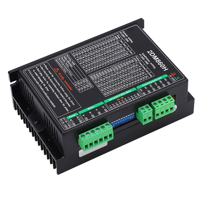 Digital Stepper Motor Driver 2 Phase 16 Subdivisions 16 Currents