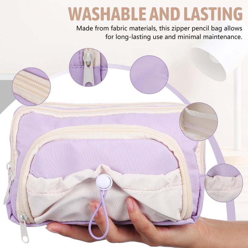 Lurrose Estuche para Lapices, Estuche Escolar, Estuche de Color de