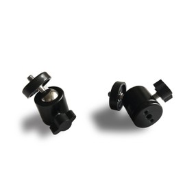 2 Pack 360 Degree Mini Tripod Ball Head Bracket Holder Mount Ballhead with 1/4" Screw Plate Base For DSLR Camera Camcorder Light Bracket