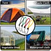 8PCS Bungee Cords with Hooks, Mini Bungee Cords, Rubber Short