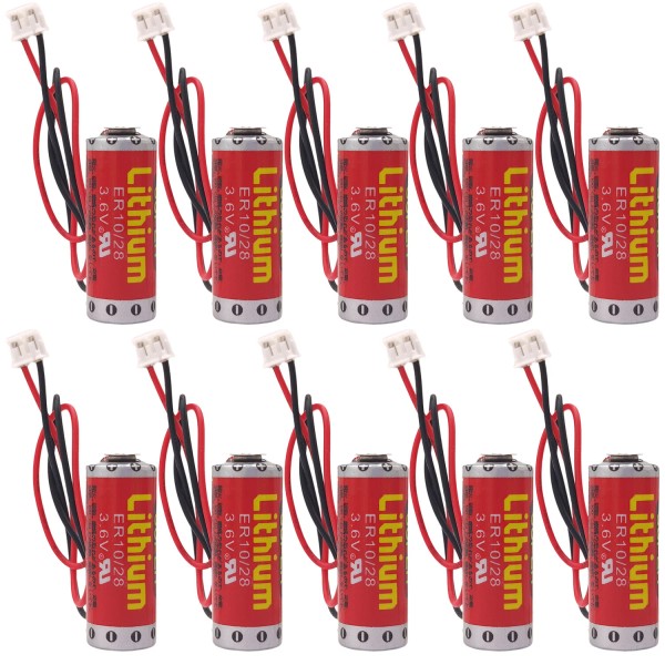 Unbranded 10 x 3.6V ER10/28 ER10280 Lithium Battery Mitsubishi FX2NC-32BL