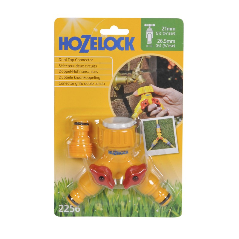 HOZELOCK - Multi-Tap Connector 2-Way : Create 2 Circuits on