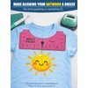 Vowlove Tshirt Ruler Guide for Vinyl Alignment: T Shirt Rulers