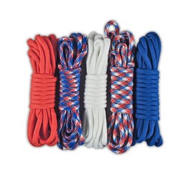 Paracord Planet 550lb Paracord Combo Crafting Kits - 5 Colors 50 Feet Total (America)