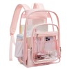 Telena Clear Backpack with Multi-pockets, Heavy Duty TPU Transparent Bag