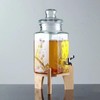 Drink Dispenser Stand - Water Jug Stand | Multi-Functional Wood
