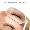 Miuffue Lash Mirror for Eyelash Extensions, 2inch Foldable Eyelash Mirror