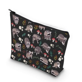 Raccoon Makeup Bag Raccoon Gift for Raccoon Lover Raccoon Themed Gift Trash Panda Gift Raccoon Stuff Raccoon Zipper Pouch (Raccoon Makeup Bag ku)