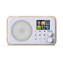 Storybutton Wireless Audio Player for Kids | No Fees or Subscriptions | Bedtime Stories and Kid Podcasts - Front Color: Purple