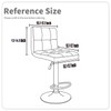 Waterproof Bar Stool Chair Covers, PU Leather Barstools Chair Covers,