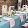Hushee 15 Set 45 Pcs Wooden Wedding Lantern Centerpiece Wooden