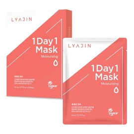 Liajin 원데이원 모이스처라이징 마스크 5ea / BOX (고농축 수분 에센스를 듬뿍 고흡착 원단 사용) One Day One Moisturizing Mask 5ea / BOX (Made with highly concentrated moisture essence and highly absorbent fabric)