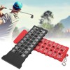 2pcs Stroke Counter, Black Red Score Card Counter,18 Holes Stroke