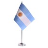 AZ FLAG Argentina Table Flag 22x15 cm Argentine Satin Metal
