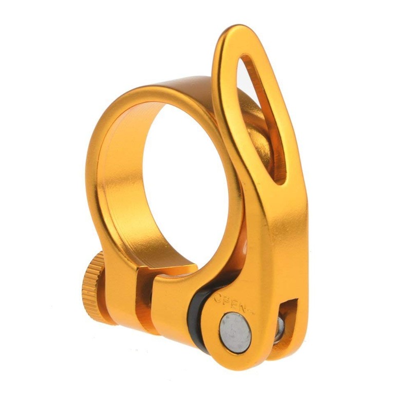 Ruifu Aluminum Alloy Lightweight Quick Release Seatpost Clamp Easy Installation