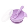 Bumkins Baby Bowl, Silicone Feeding Set with Suction for Baby