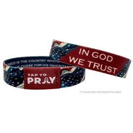 Tap To Pray™ Wristbands - Patriot - Size: X-Large