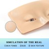 Bueuo Makeup Practice Face Board, 3D Reusable Silicone Make up