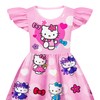 ATTRAYENT Girls Fancy Dress Kids Cute Graphic Dresses Party Outfit