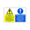 Safety First Display LTD Tree protection area keep out sign