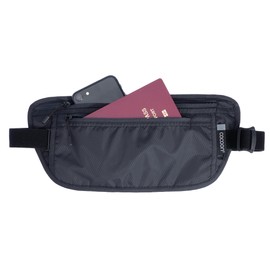 COCOON Travel Waist Wallet - Lightweight Travel Waist Bag, phantom black